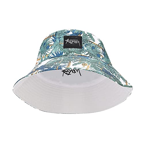 Quanhaigou Bucket Hats Unisex Summer Travel Beach Fisherman Cap for Men Women Teens - color: Coconut Palm