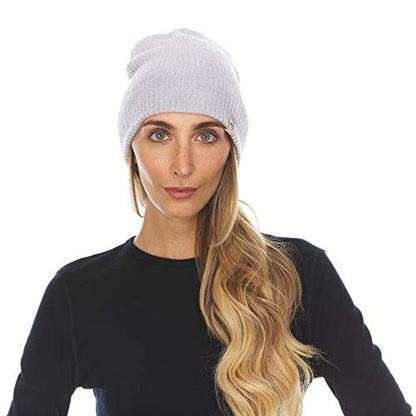 Minus33 Merino Wool Everyday Knit Wool Beanie - color: Ash Gray