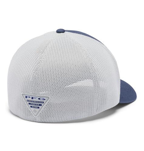 Columbia Unisex PFG Patch Mesh Ball Cap - color: Nocturnal/Cool Grey/Big Badge Tuna, size: Small-Medium