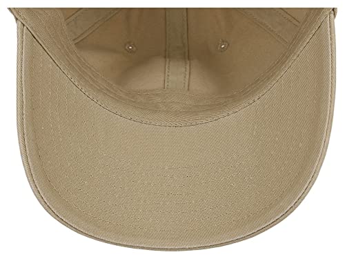 Lids Blank Baseline Dad Adjustable Strapback Hat - color: Khaki