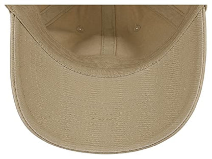 Lids Blank Baseline Dad Adjustable Strapback Hat - color: Khaki