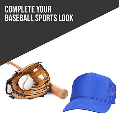 2 Packs Baseball Caps Blank Trucker Hats Summer Mesh Cap (2 FOR Price of 1) - color: Royal