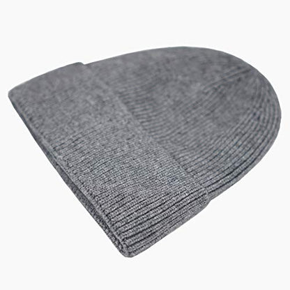 Connectyle Kids Beanie Hat Warm Winter Hats for Boys Girls Fleece Lined Knit Kids Hat for Ages 1-5 - color: Light Grey