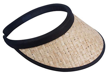 TOP HEADWEAR Straw Clip-On Visor