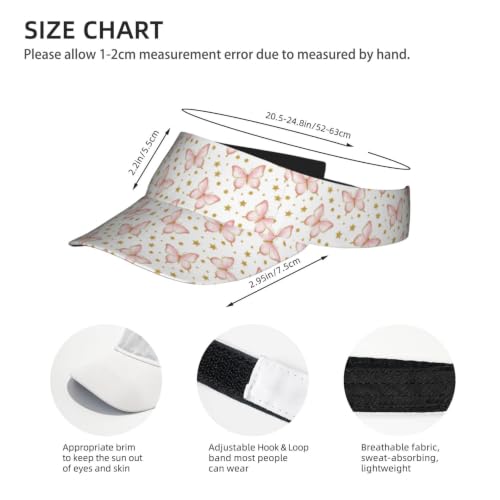 Leopard Print Sun Visor Hat Adjustable Sports Beach Cap for Men Women - color: 13