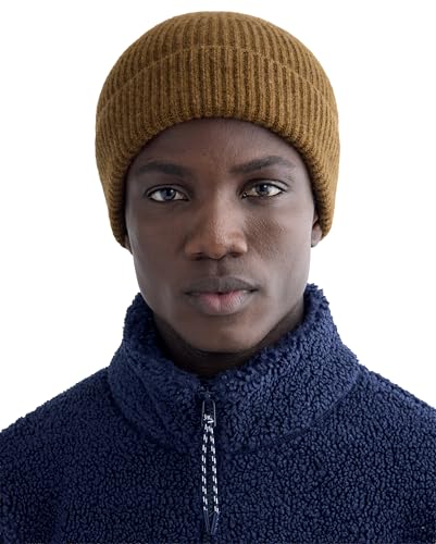 Everlane Unisex Adult Everlane The Cashmere Ribbed Beanie - color: Heathered Toffee