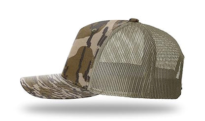 Richardson 112FP & 112PFP Classic Fit Five-Panel Snapback Trucker Cap |OSFM - color: Bottomland/Loden