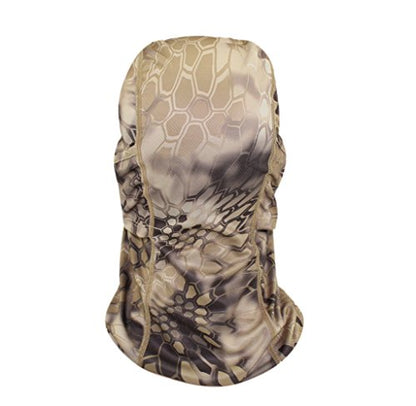 GANWAY Windproof Cap Tactic CS Motorcycle Mask Sunscreen Hat Ski Balaclava Headgear - color: Khaki