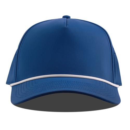 Branded Bills Bare Curved 5 Panel Rope Hat for Men - color: Royal Blue