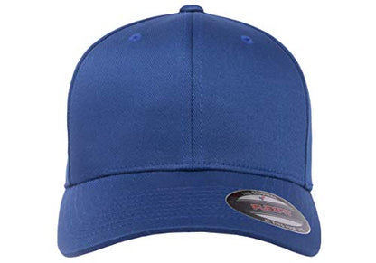 Flexfit Men's Athletic Baseball Fitted Cap - color: Royal, size: Small-Medium