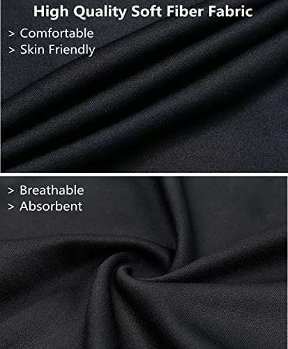 bodbop Balaclava Ski Face Mask Windproof Full Head Mask Sun UV Protection Face Cover for Men Women Outdoor Sports Cycling Cap - color: Black
