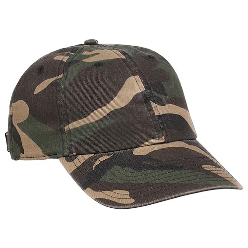 Lids Blank Baseline Dad Adjustable Strapback Hat - color: Camo