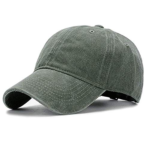 Mommy Jennie Unisex Vintage Washed Distressed Baseball-Cap Twill Adjustable Dad-Hat - color: A04-army Green