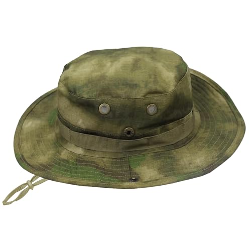 Sun Hats for Men Women Bucket Hat UPF 50+ Boonie Hat Foldable UV Protection Hiking Beach Fishing Summer Safari - color: 1pack-green Ruin