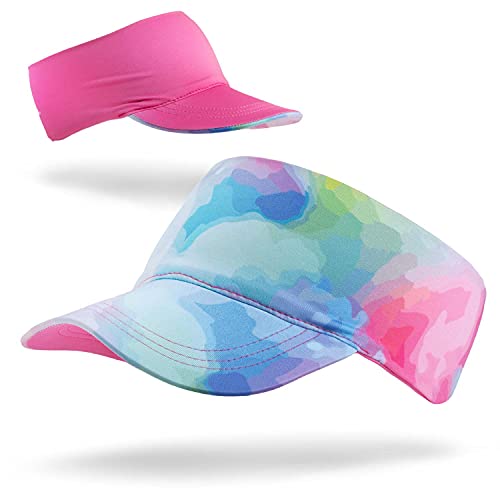 Gone For a Run Running Visor - Comfort Performance - One Size Fits Most - color: Water Color