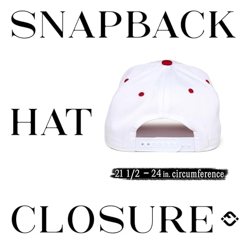 Funky Junque Adult Trucker Snapback Hat 2-Tone Baseball Cap - color: Bow - Red/Beige