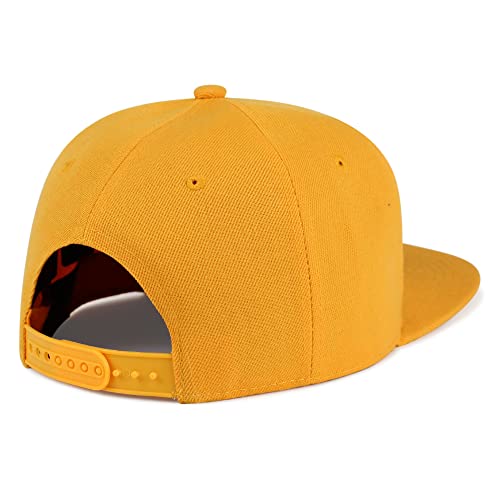 JPAK Drum Stick Hip-Hop Snapback Hat Embroidered Baseball Cap Drummer - color: 09. Yellow