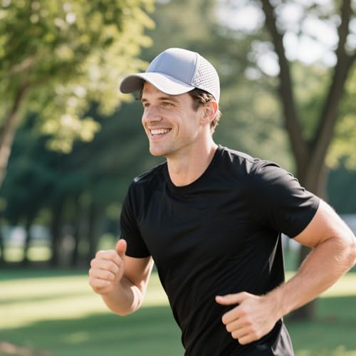Quick Dry Trucker Hat for Men & Women Workouts Hats - color: Grey