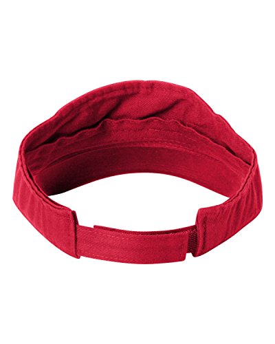 Go All Out The Hell I Won't Bucket Ponytail Visor Embroidered Cap Dad Hat - color: Red