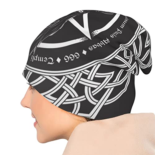 Sigouyinei Soft Knit Beanie Hat, Lightweight Winter Hat for Men Women - color: Black2