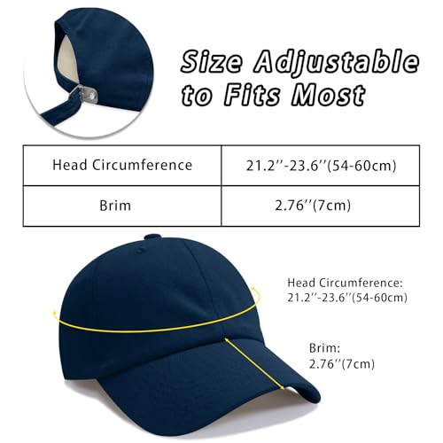 NPQQUAN Original Classic Low Profile Baseball Cap Golf Dad Hat Adjustable - color: Color Blue