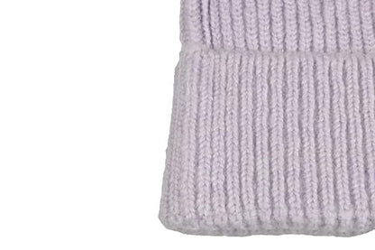 Seamless Beanie Cap, Acrylic Unisex Winter Beanie - color: Lilac