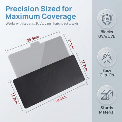 Car Sun Visor Extender, Polarized Anti Glare Sun Blocker with PC Lens