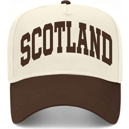 Scotland Collegiate Hat - color: Brown/Natural