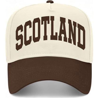 Scotland Collegiate Hat - color: Brown/Natural