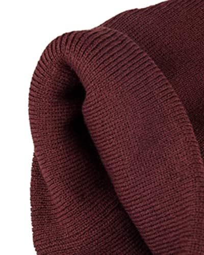 Levi's Mens All-Season Hero Beanie Soft Knit Cuffed Winter Hat, Warm & Comfortable Everyday Style - color: Burgundy