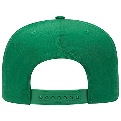 OTTO 6 Panel Pro Style Cotton Blend Twill Cap - color: Kelly