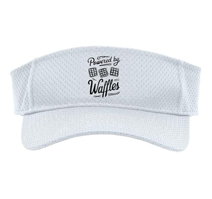 Life Happens Waffles Help Powered By Waffles Sport Sun Visor