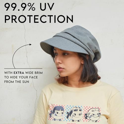 CHARM Organic Cotton Sun Hat for Women - color: Ivory