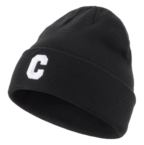Connectyle Men's Cuffed Beanie Hat Double Layer Knit Winter Watch Cap - color: F0388-c