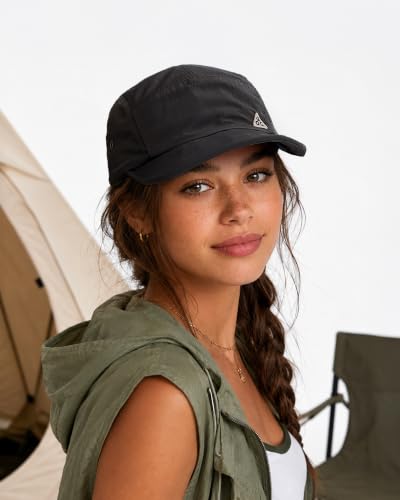 Croogo Quick Dry Short Brim Baseball Cap 5 Panel Lightweight Running Hat - color: Ddy1-black