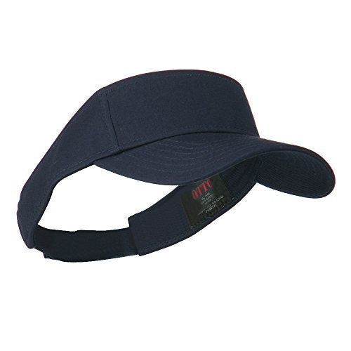 Youth Cotton Sun Visor - color: Navy