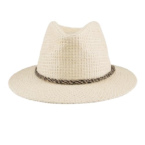Levi's Men's Straw Fedora Hat - color: Natural, size: Large-X-Large