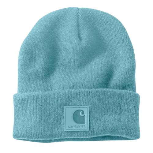 Carhartt Men's Tonal Patch Beanie - color: Dusted Aqua
