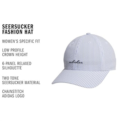 adidas Womens Saturday Cap Casual - Black - color: Ash Blue/Collegiate Navy/Seersucker