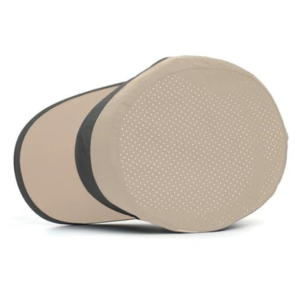 FASHIXD Mesh Military Hat for Men Summer Army Cap Quick Qry Short Bill Hat Cadet Caps - color: Khaki
