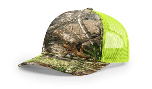 Printed Five-Panel Trucker Hat by Cotton Paperie - color: Edge/Neon Yellow