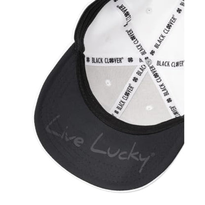 Black Clover Premium Flex Cap - color: 1 - White/Black Clover, size: Small-Medium