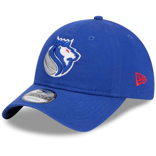 New Era Sacramento Kings 9TWENTY 2024/25 City Edition Strapback Cap, Adjustable Hat Blue