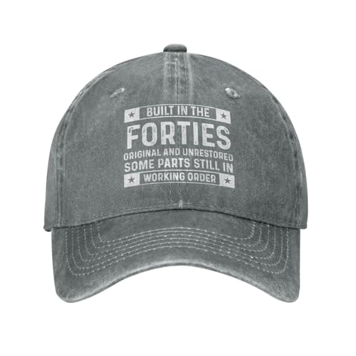 Built in Forties Original and Unrestored Some Parts Hat Women Dad Hat Trendy Hat - color: Gray