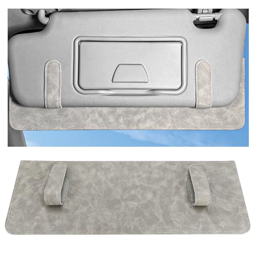 Sun Visor Extender for Car, Anti-Glare Sunvisor Extension Shade Attachment for Safe Driving, Clip-On Sun Blocker Sunshade Extender Protect Driver Passenger from UV Rays (Spot Gray) - color: Spot Gray, size: 1 PCS