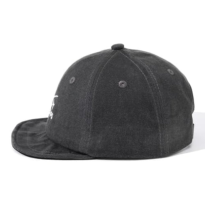 Short Brim Baseball Cap Casual Cadet Caps Flat Bill Dad Hats Trucker Hat Lightweight Umpire Hat Hip Hop Dancing Hats - color: Mg-dym25122-grey