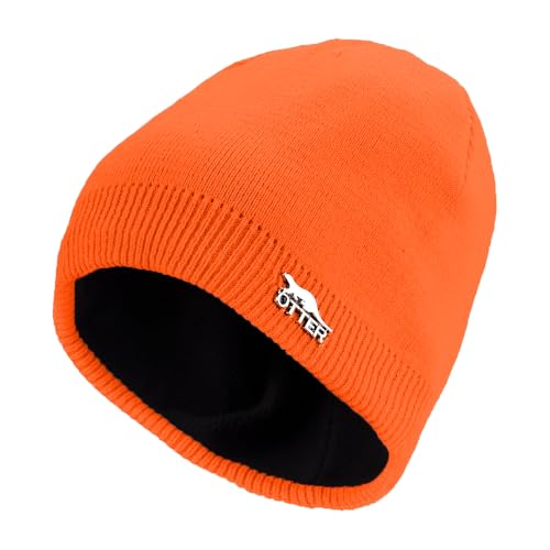 OTTER Waterproof Beanie for Men Women - color: Orang