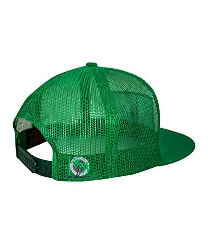 N-R Combo Classic 6006 Snapback Trucker Baseball Hat - color: Green