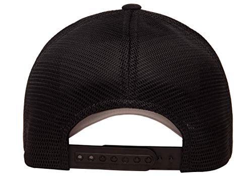 Flexfit Men's one_Size Trucker Cap, Black, Alpha