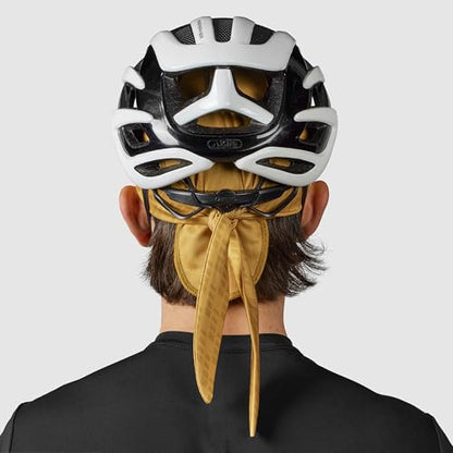 GripGrab Summer Cycling Bandana UV Protection Under Helmet Headwrap - color: Mustard Yellow